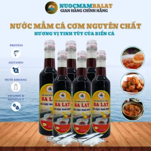 Nước Mắm Cá Cơm Nguyên Chất Ba Lạt 30 Độ Đạm