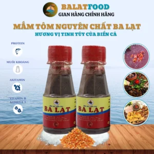 Đặc Sản Mắm Tôm BA LẠT Chai 120ml